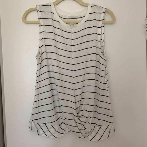 Target Striped Twist Front Tee - Picture 2 of 6